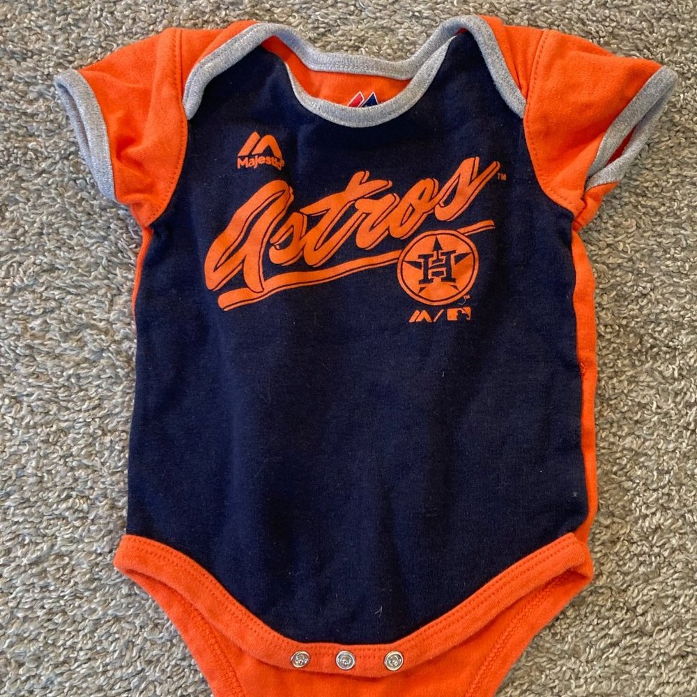 Astros Onesie 3-6M